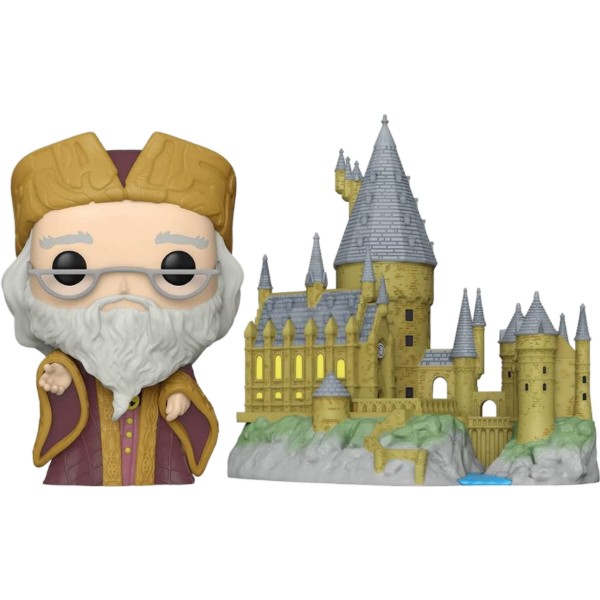Фото - Коллекционная фигурка FUNKO POP Town: Harry Potter - Dumbledore w/Hogwarts (889698573696)