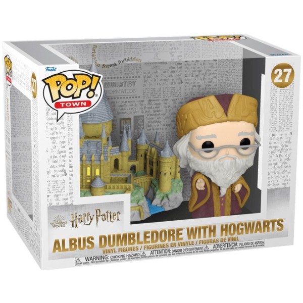 Фото - Коллекционная фигурка FUNKO POP Town: Harry Potter - Dumbledore w/Hogwarts (889698573696)