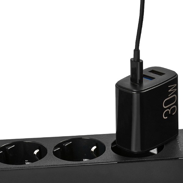 Фото - Сетевое зарядное устройство Brevia ePower PD20W+QC18W+12W (45030DUCB)