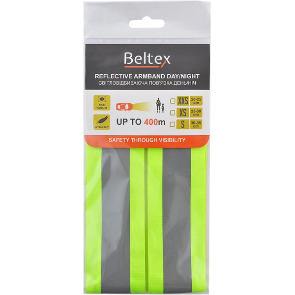 Фото - Світловідбивна стрічка Beltex XXS 20-25 см Yellow (BX70500)