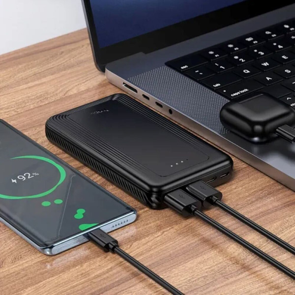 Фото - Батарея мобильная HOCO J165 Honey 10W 10000 mAh Black (715104)