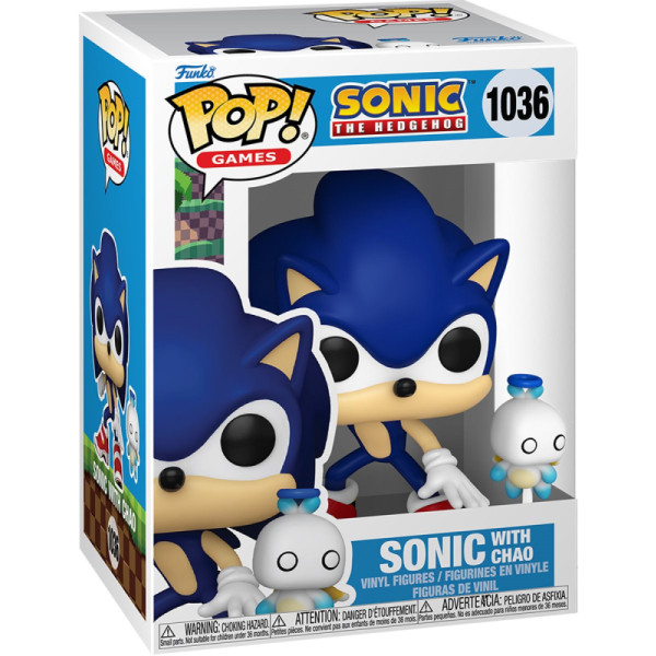 Фото - Колекційна фігурка FUNKO POP&buddy: Sonic - Sonic w/HChao (889698803090)