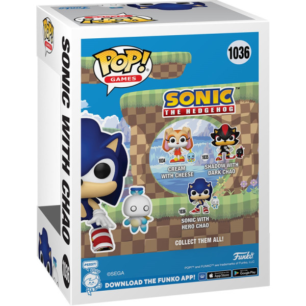 Фото - Колекційна фігурка FUNKO POP&buddy: Sonic - Sonic w/HChao (889698803090)