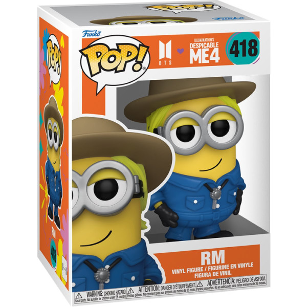 Фото - Колекційна фігурка FUNKO POP Rocks: Minions X BTS - RM (889698859677)