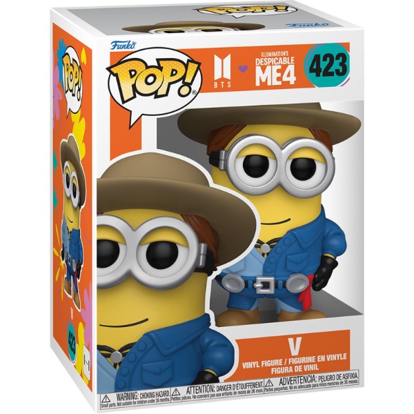 Фото - Коллекционная фигурка FUNKO POP Rocks: Minions X BTS - V (889698859691)