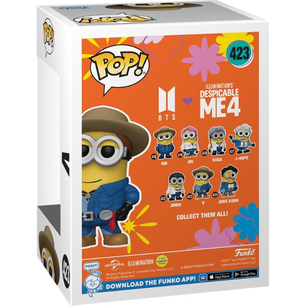 Фото - Коллекционная фигурка FUNKO POP Rocks: Minions X BTS - V (889698859691)