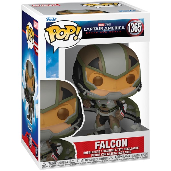 Фото - Коллекционная фигурка FUNKO POP Marvel: Captain America BNW - Falcon (889698759915)