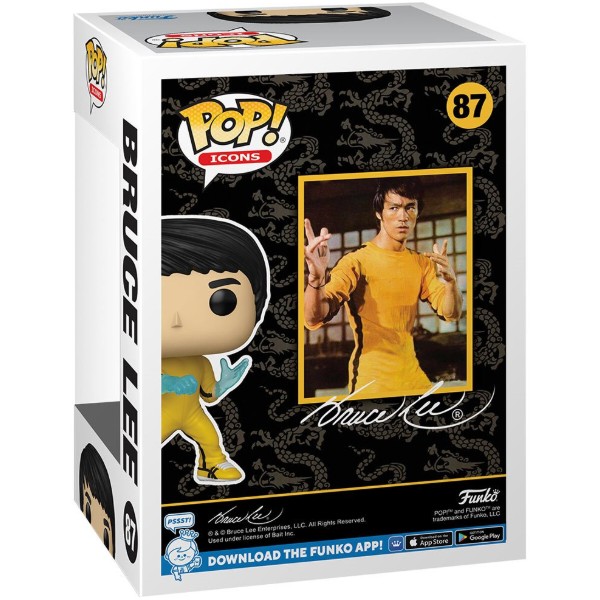 Фото - Колекційна фігурка FUNKO POP Icons: Bruce Lee (889698810661)