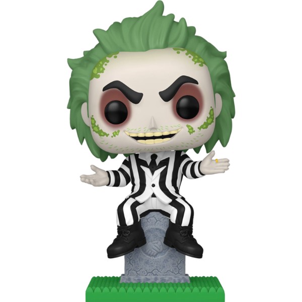 Фото - Колекційна фігурка FUNKO POP Plus: Beetlejuice S3 - Beetlejuice w/Tonbstone (889698835626)