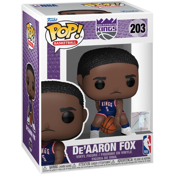 Фото - Коллекционная фигурка FUNKO POP NBA: KINGS - De'aaron Fox (CE 24) (889698838467)