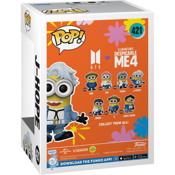 Фото - Коллекционная фигурка FUNKO POP Rocks: Minions X BTS - J-Hope (889698859639)
