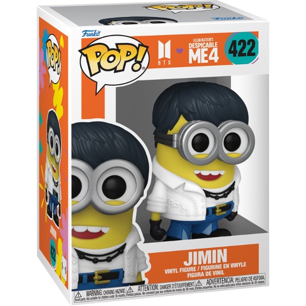 Фото - Колекційна фігурка FUNKO POP Rocks: Minions X BTS - Jimin (889698859646)