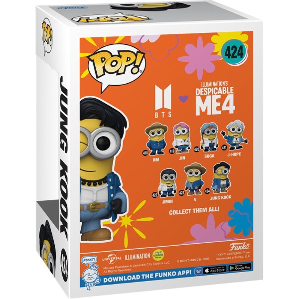 Фото - Колекційна фігурка FUNKO POP Rocks: Minions X BTS - Jung Kook (889698859660)