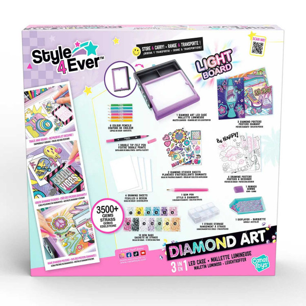 Фото - Набір для творчості мікс Canal Toys Style 4 Ever Diamond Art - Фабрика з підсвіткою (OFG300)