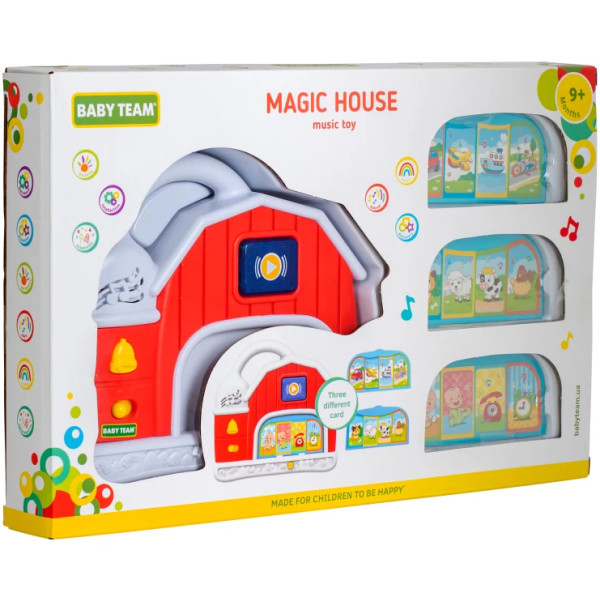 Фото - Интерактивный центр Baby Team Волшебный дом (8651)