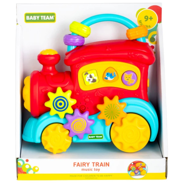 Фото - Інтерактивний транспорт Baby Team Казковий паровозик (8653)