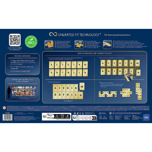 Фото - Пазли (8 +) Trefl Безмежна колекція:Розвиток планети 21 000 елм. (81040)