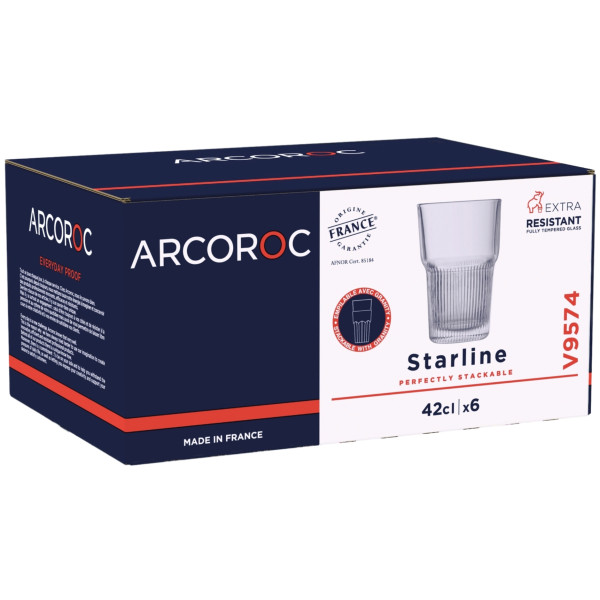 Фото - Набор стаканов Arcoroc STARLINE 6х420 мл (V9574/1)