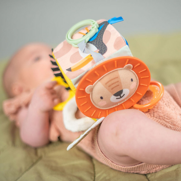 Фото - Підвіска Taf Toys Розвиваюча іграшка-кубик колекції "Саванна" - ВЕСЕЛІ ЗВІРКИ (12755)