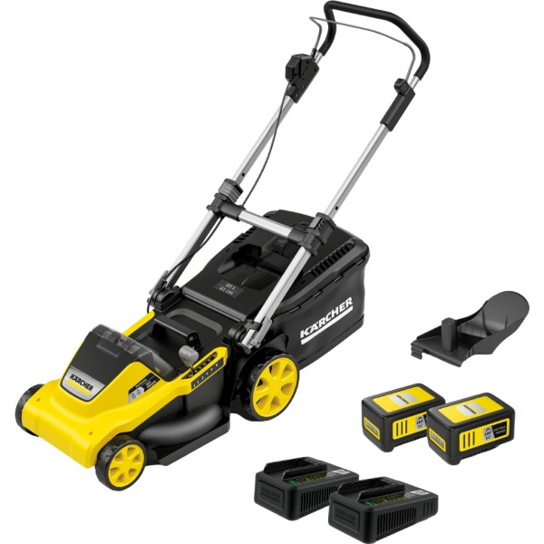 Фото - Газонокосарка акумуляторна Karcher LMO 5-18 Dual Battery Set 2x18 V (5.0 Ah) (1.445-431.0)