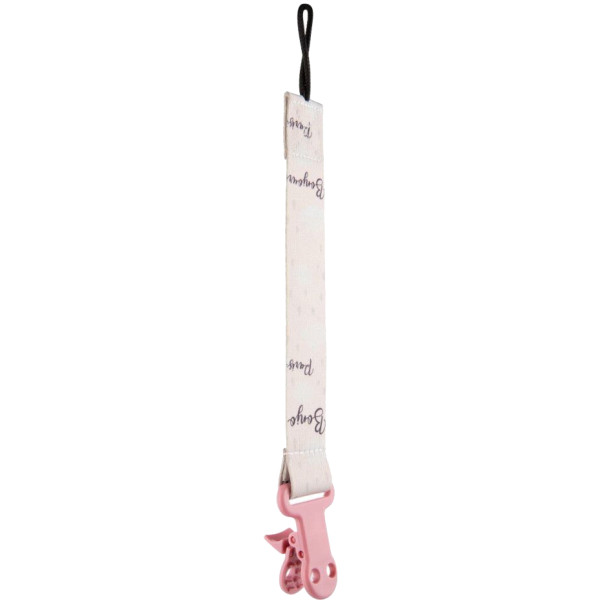 Фото - Тримач пустушок Canpol babies BONJOUR PARIS рожевий (51/026_pin)