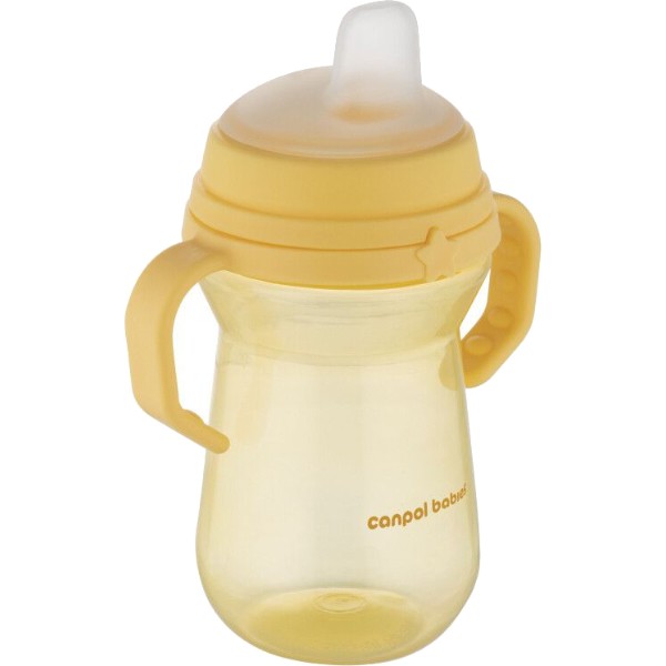 Фото - Поильник-непроливайка детский Canpol babies FirstCup 250 мл желтая (56/615_yel)