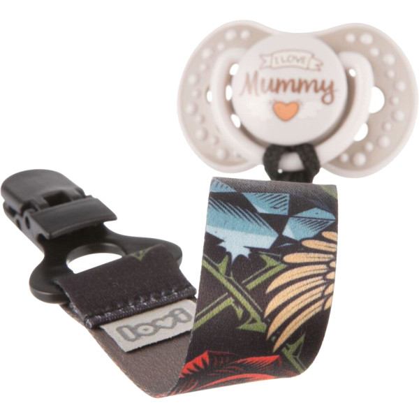 Фото - Тримач пустушок Lovi ланцюжок I Love (51/021)