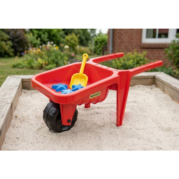 Фото - Візок для гри в пісочниці Wader Гігант червоний (74802)
