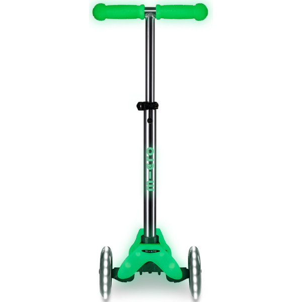 Фото - Триколісний самокат Micro серії Mini Deluxe Glow LED - КРИЖАНИЙ ЛАЙМ (MMD216)