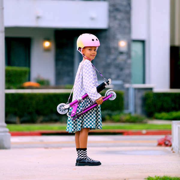 Фото - Двоколісний самокат Micro серії Sprite - ПУРПУРНИЙ МЕТАЛІК (SA0132)