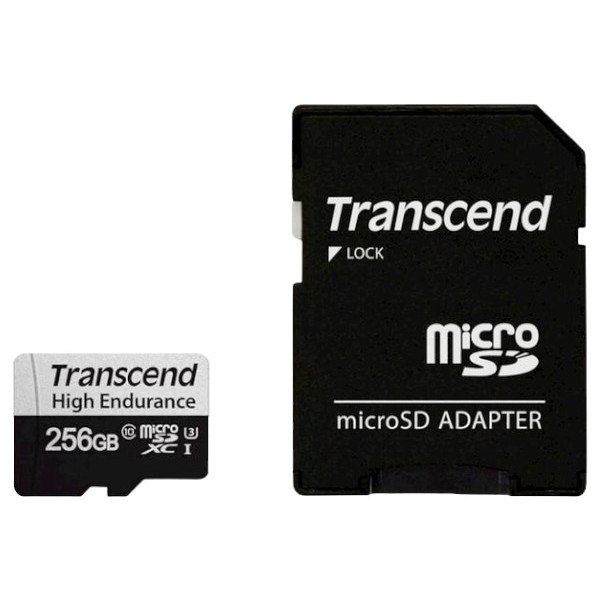 Фото - Флеш USB Transcend microSDXC 350V 256GB UHS-I U3 High Endurance + ad (TS256GUSD350V) Фото - Флеш USB Transcend microSDXC 350V 256GB UHS-I U3 High Endurance + ad (TS256GUSD350V)