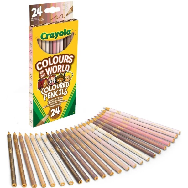 Фото - Набор карандашей Crayola Colours of the World 24 шт. (68-4607)