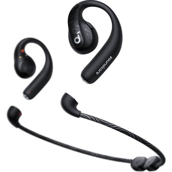 Фото - Наушники вкладыши беспроводные TWS Anker SoundСore AeroFit Pro Black (A3871G11)