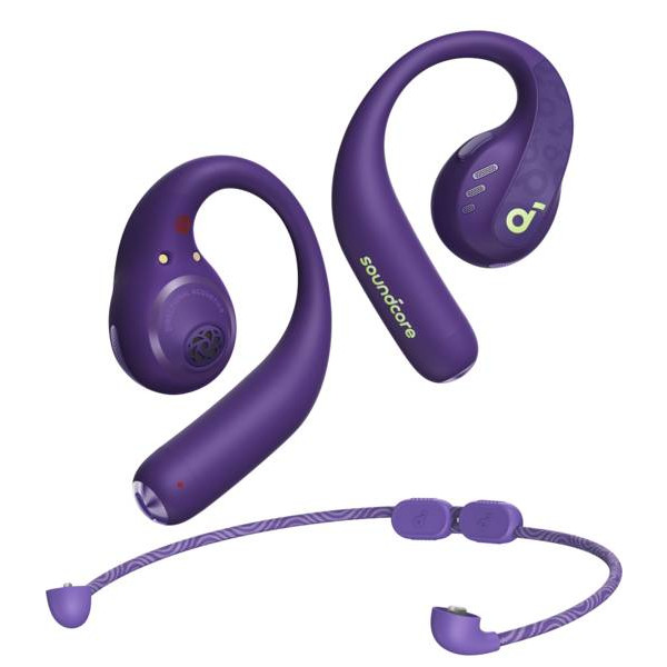 Фото - Наушники вкладыши беспроводные TWS Anker SoundСore AeroFit Pro Purple (A3871GQ1)
