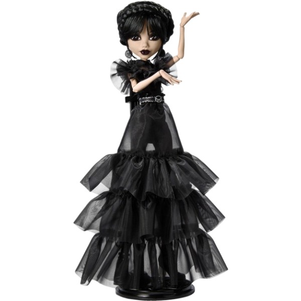 Фото - Коллекционная кукла Monster High Венздей "Танцы Rave'N", Monster High X Wednesday (HXJ03)