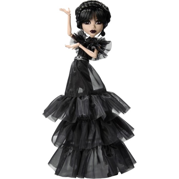 Фото - Коллекционная кукла Monster High Венздей "Танцы Rave'N", Monster High X Wednesday (HXJ03)
