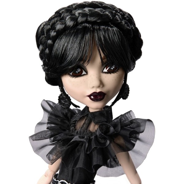 Фото - Коллекционная кукла Monster High Венздей "Танцы Rave'N", Monster High X Wednesday (HXJ03)