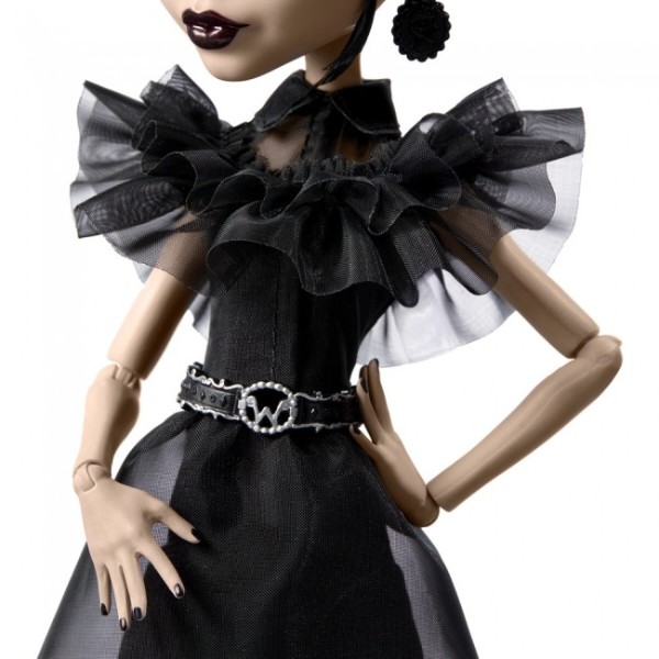 Фото - Коллекционная кукла Monster High Венздей "Танцы Rave'N", Monster High X Wednesday (HXJ03)