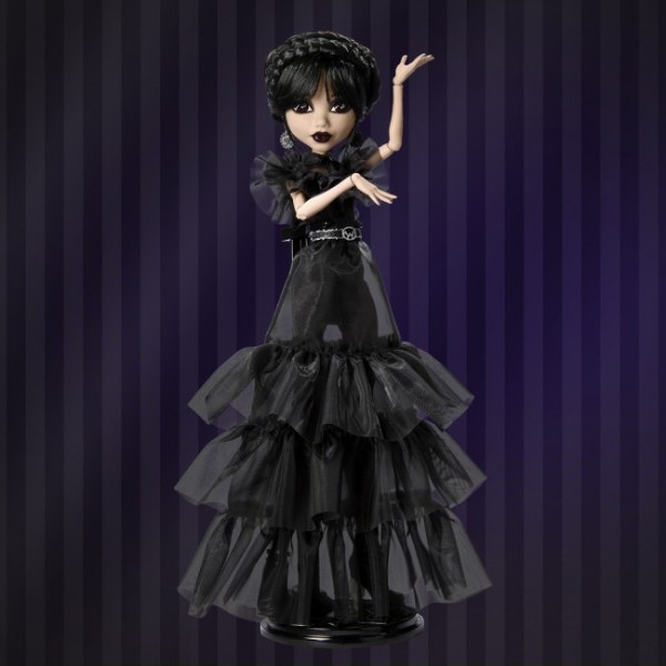Фото - Коллекционная кукла Monster High Венздей "Танцы Rave'N", Monster High X Wednesday (HXJ03)