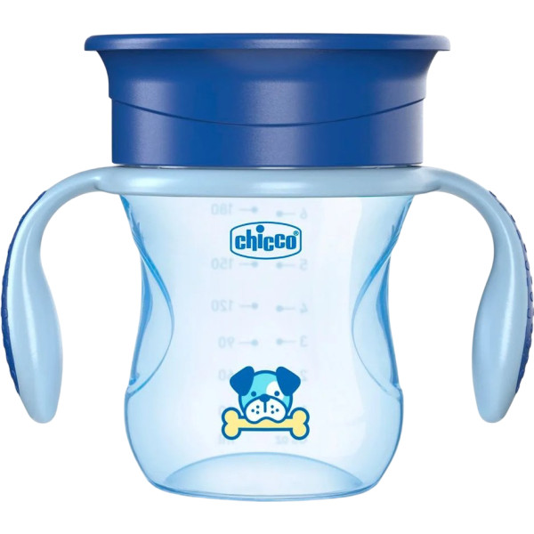 Фото - Чашка-непроливайка дитяча Chicco Perfect Cup 200 мл від 12 м (06951.20)