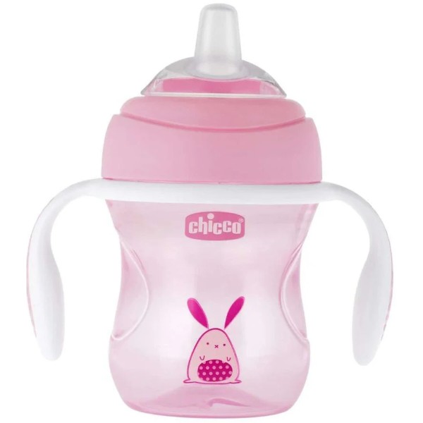 Фото - Чашка-непроливайка дитяча Chicco Transition Cup 200 мл від 4 м (06911.10)