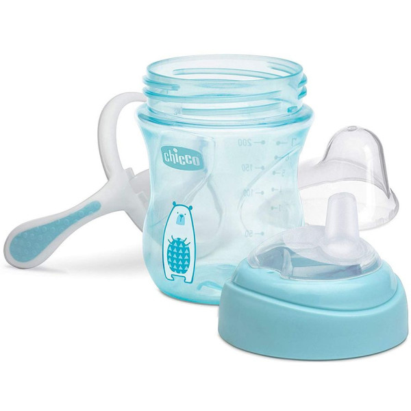 Фото - Чашка-непроливайка дитяча Chicco Transition Cup 200 мл від 4 м (06911.20)