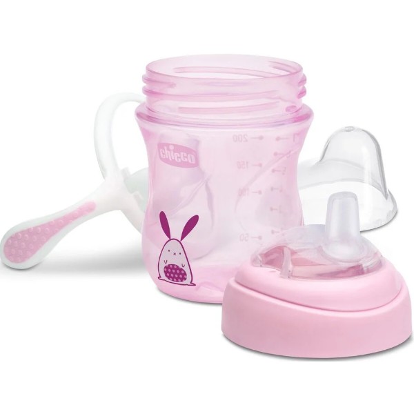 Фото - Чашка-непроливайка дитяча Chicco Transition Cup 200 мл від 4 м (06911.10)