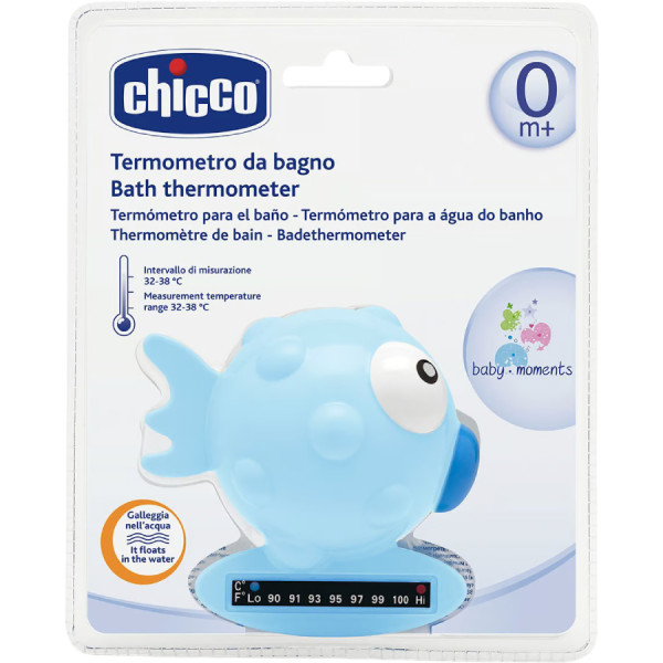 Фото - Термометр для ванни Chicco Рибка блакитний (06564.20)