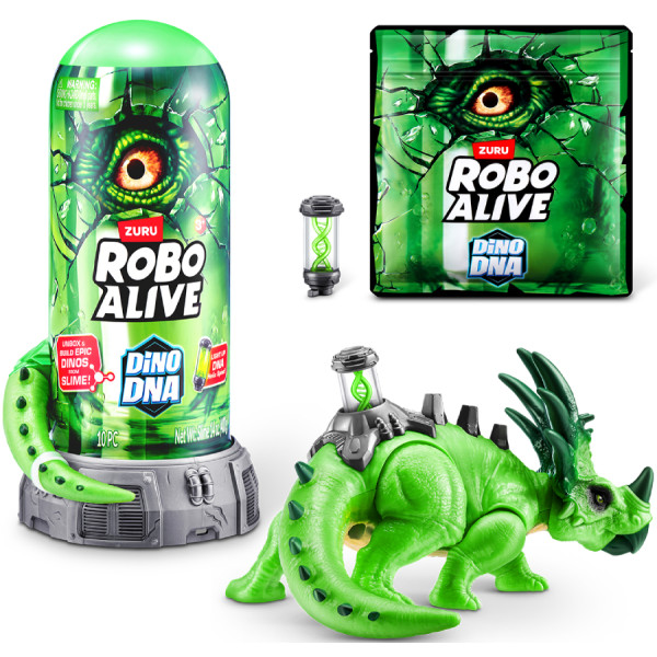Фото - Інтерактивний набір Pets & Robo Alive ДНК СТІРАКОЗАВРА (71139D)