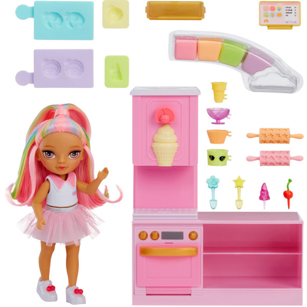 Фото - Кукольный набор Rainbow High Littles – КОНДИТЕРСКАЯ КЕНДИ с аксесс. (522058)