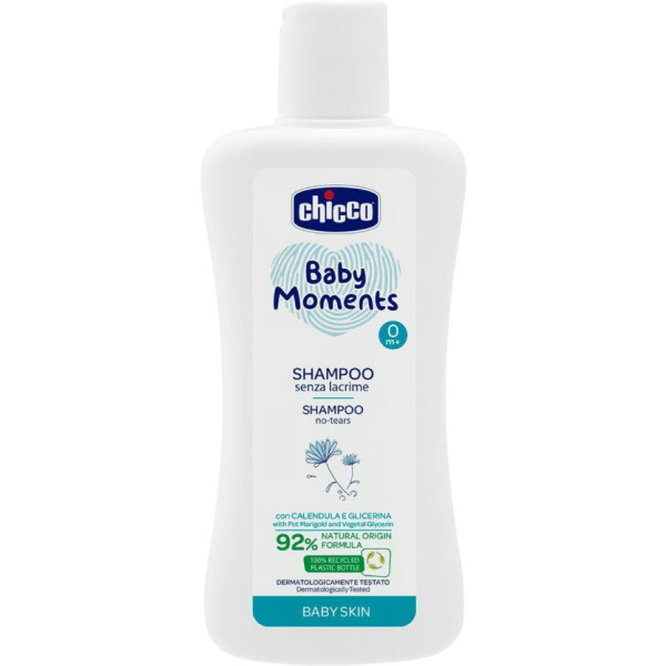 Фото - Шампунь для дітей Chicco Без Сліз Baby Moments 200 мл (10584.00)