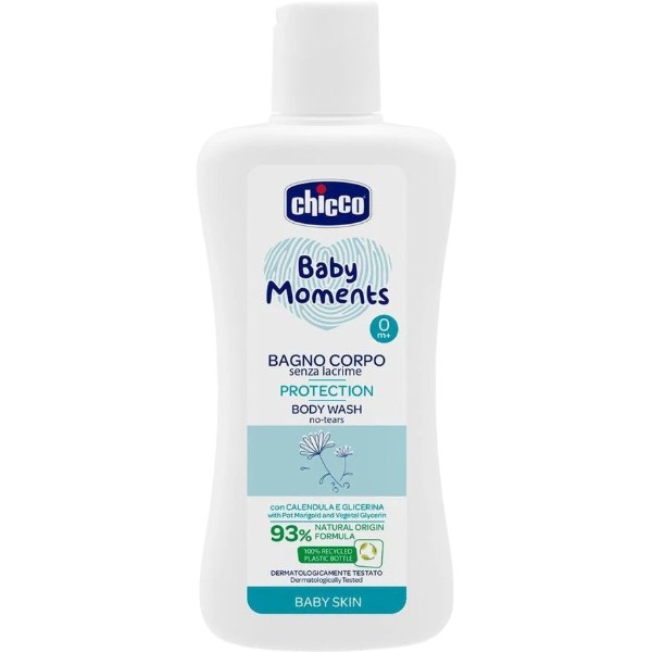 Фото - Гель для душа дитячий Chicco Без Сліз захисний Baby Moments 200 мл (10579.00)