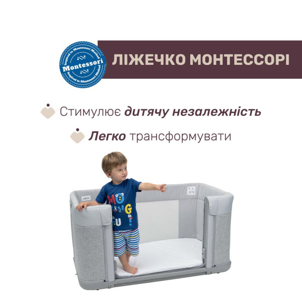 Фото - Ліжечко дитяче прямокутне Chicco 3 в 1  Next 2 Me Forever (79650.61)