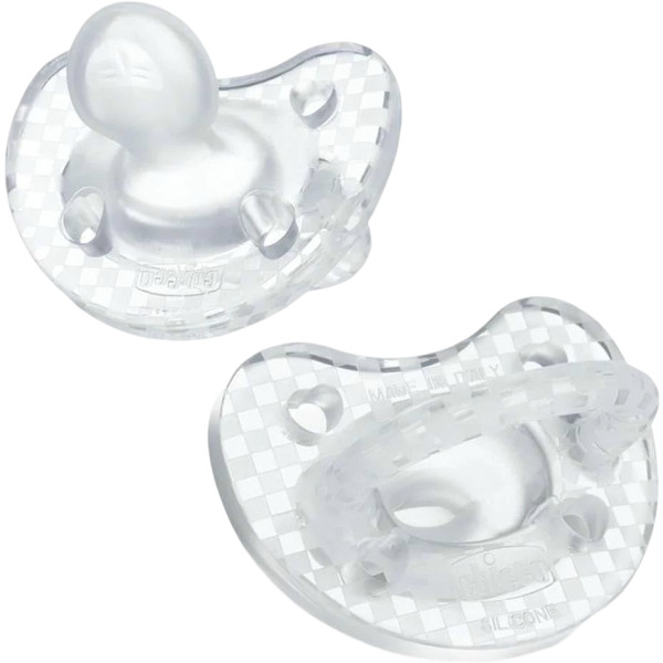 Фото - Ортодонтическая пустышка Chicco Physioforma Crystal 6-16 месяцев 2 шт. (73087.31) Фото - Ортодонтическая пустышка Chicco Physioforma Crystal 6-16 месяцев 2 шт. (73087.31)
